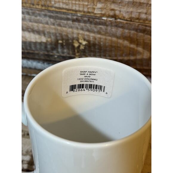 New in Box Kate Spade New York Lenox Snap Happy Take a Bow Coffee Mug - Picture 4 of 7